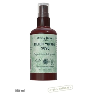 Organik Mersin Yaprağı Suyu -%100 Doğal Hidrosol, 150ml