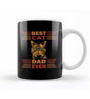 Best Cat Dad Ever Kedi 03 Kupa Bardak Porselen