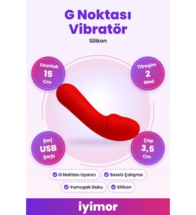 2 Fonksiyonlu Süper Yumuşak Silikon G-Nokta Vibratörü – iyimor
