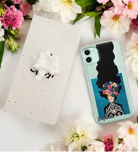 Uzun Saçlı Kubina Tasarımlı Kişiye Özel Şeffaf Telefon Kılıfı (Tüm Telefon Modelleri Mevcuttur.) - Hediye Kutulu