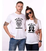 Tshirthane Dia De Los Muertos Sevgili Kombinleri Tshirt Kombini (Tek Ürün Fiyatıdır.)