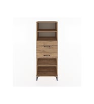 Hyperion Dolap 3 Raflı 2 Çekmeceli 60x44x163 Çam-Çam