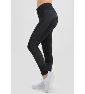 GIGOTTO Kadın Seamless Yüksek Bel Spor Tayt-006 (Siyah)