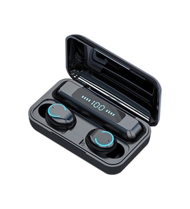 F9-9 Kablosuz Bluetooth Kulaklık Siyah Siyah