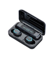 F9-9 Kablosuz Bluetooth Kulaklık Siyah Siyah