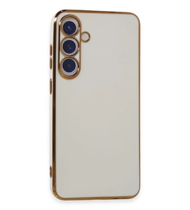 Pilelistore   Samsung Galaxy S24 Kılıf Volet Silikon - Beyaz