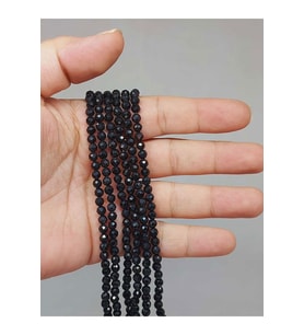 Bileklik Boy Turmalin Taşı Yarım Dizi 4mm (51242) (18CM UZUNLUĞUNDADIR)