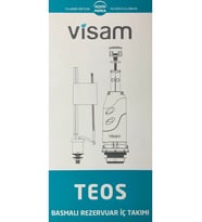VİSAM TEOS BASMALI KLOZET REZERVUAR İÇ TAKIMI 614-001