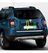 DUSTER BAGAJ ALT CITASI KROM 2010 2011 2012 2013 2014 2015 2016 2017