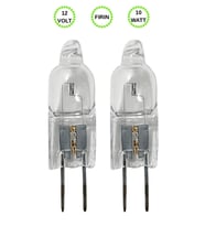 (2 Adet) Ledvance 12Volt 10W Sarı Işık G4 Duylu (İğne Bacak) Fırın Ampulü