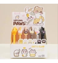 Kırtasiye Aralık 2023 Hediyelik Pet Gift Karikatür Pati Cat Healing Paw Claw 1 Adet Mix Kalem
