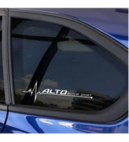 Alto Yan Cam Sticker Oto Kapı Çıkartma Tuning oto 20 cm x 7 cm yazı 475