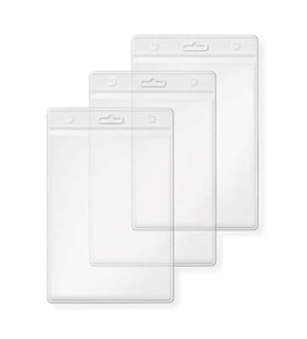 Mapi Yaka Kartı Kabı Dikey 107X150 Mm Şeffaf - 10 adet