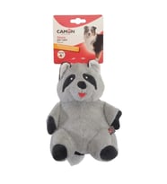 Camon Polyester Gıcırtılı Rakun ve Goril Şeklinde Eğlenceli Köpek Oyuncağı 23 Cm