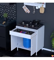 Modilayn DOQU (XL) Set Ocak Altı Dolap 70x88x48 cm 1 Çekmece 2 Kapaklı ve 1 Gözlü Tüp Bölmelidir