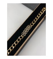 Çelik Kadın Bileklik Altın Renk Xuping Şıklığın Tamamlayıcısı 14 K Gold Renk 17+2 Cm kutulu Renk Atmaz