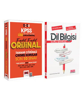 Yargı 2026 KPSS Lise Ortaöğretim GK GY Orijinal Çözümlü Çıkmış Son 10 Sınav ve AKM Dil Bilgisi Seti 2 Kitap