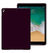 Apple iPad Pro 10,5 / iPad Air 3 Nesil 10,5 inç Rubber Yıkanabilir Silikon Kılıf (Mor)