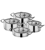 Aryıldız Vento Prestige Steel Çelik Kapak 8 Parça Tencere Set