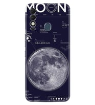 Tecno Spark 8T Kılıf Resimli Desenli Baskılı Silikon Moon info 1424
