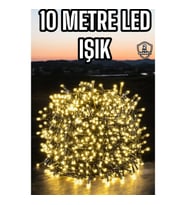 Mey İthalat® Led Işık 10 Metre Gün Işığı Parlak ve Doğal Ağaç Süsleme