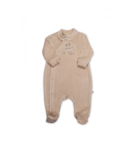 Bistyle Tulum Kadife I Love Daddy 15125 Bej