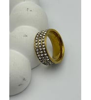 Çelik Gold 6'lı Taşlı Yüzük - 26yzk01