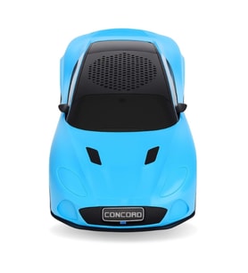 Mavi Araba Tasarımlı Hoparlör - Bluetooth FM USB Özellikli
