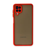 Galaxy A12 Kılıf Montreal Kapak - Kırmızı