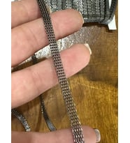 FÜME ÇELİK ŞERİT DİKİŞ GİYİM HOBİ AKSESUARI EN 05 CM 1 METRE