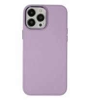 Newface Apple iPhone 13 Pro Kılıf Asya Deri Silikon - Lila