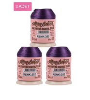 3 Adet Altınbaşak Oya ve Dantel İpi 20 gr - Royaleks - No: 352