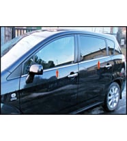 Toyota Verso Krom Cam Çıtası 4 prç. 2006 Üzeri P. Çelik