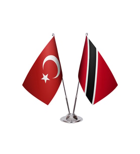 Trinidad Ve Tobago İkili Masa Bayrağı