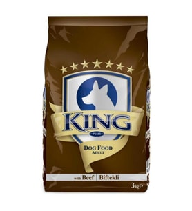 King Biflekli Yetişkin Köpek Maması 3 Kg