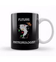 Funny Future Meteorologist Tornado & Hurricane Kupa Bardak Porselen