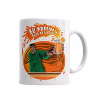 Eu Prefiro um Suco de Laranja Kupa Bardak Porselen