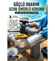 Su Kaçak Önleyici Tamir Bandı Dayanıklı Yapışkanlı İzolasyon Bandı