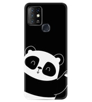 INFINIX Hot 8 9 10 11S Hot 10 Play 10T Kılıf Desemli Silikon Bay Bay Panda 1784