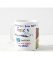 Dünyanın En İyi Arkadaşı Google Fotoğraflı Kupa Bardak