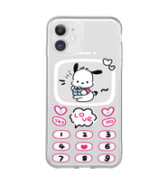 Iphone 11 Uyumlu Kawaii Köpek Tasarımlı Şeffaf Telefon Kılıfı