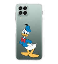 Samsung Galaxy M33 Kapak Donald Duck Tasarımlı Şeffaf  Kılıf