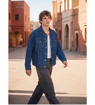 LCW Vision Lacivert Regular Fit Erkek Jean Ceket