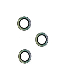 BİNANO IPHONE 11 PRO MAX DIAMOND KARIŞIK YEŞİL CAMERA KORUYUCU
