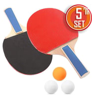Masa Tenisi Raketi Seti Tenis Topu Set 5 Parça Başlangıç Seti