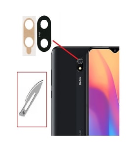 Tkgz Xiaomi Redmi 8 Arka Kamera CAM Lensi + Bistüri Ucu