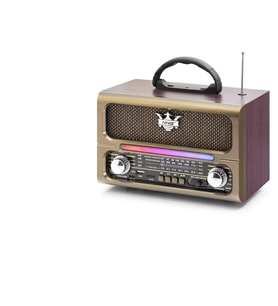 Bluetooth Nostaljik Hoparlör Fm 23 X 12.4 X 16.3 Cm NS8188BT
