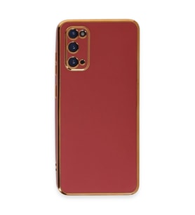 Samsung Galaxy S20 Kılıf Volet Silikon - Kırmızı