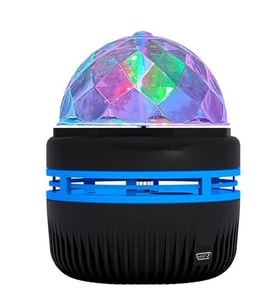 YQX-6888 Mini Usb'li 3 Watt Şarjlı Sihirli Rgb Led Disko Topu (4767)