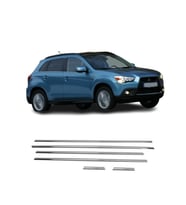 Mitsubishi ASX Krom Cam Çıtası 2011 Sonrası 6 Parça P.Çelik